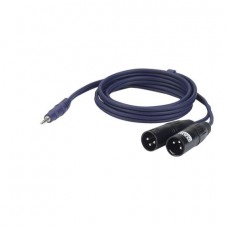 DAP Audio Skaņas vads Mini Jack Stereo uz 2 XLR 3 pin Male 3m